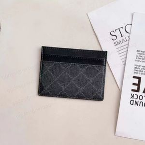 Mens Luxury G Card Holder äkta lädermyntväska Kvinnor Small Plånbok Key Bag Brand Designer Travel Dokument Pass Credit ID -kort Hållare med låda