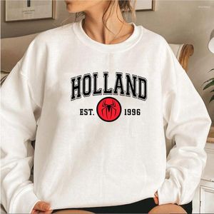Hoodies للسيدات Holland Parker Est 1996 Sweetshirt Tom Usisex Crewneck Sweatshirts Long Sleeve Pullover Women Graphic