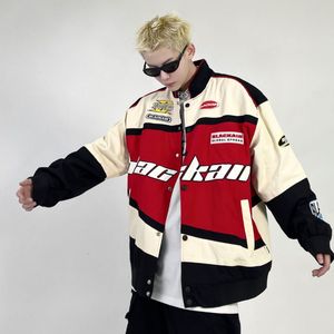 Мужские куртки американская винтажная писем вышива, куртки Men Awumn Y2K Streetwear Hip Hop Baseball Jacket Unisex Harajuku Coats Tops 230824