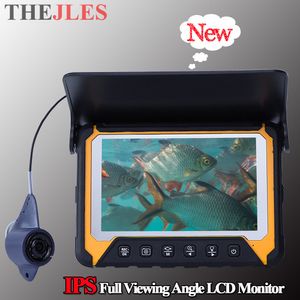 Fischfinder, 5-Zoll-IPS-visuelle Angelkamera mit Aufnahme- und Alarmfunktionen, 8 IR-Nachtsicht für das Angeln im Eissee, Geschenk 230825