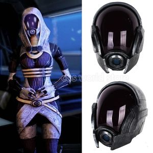 Máscaras de festa Jogo Mass Effect 3 Tali Zorah Cosplay LED Máscara de luz Capacete para homens Cyberpunk Máscara Masquerade Máscara Hallween Carnaval Máscara de festa 230824