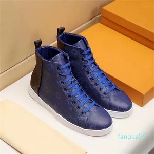 2023-Sneakers Designer Trener Men Men Canvas Buty Fashion Classic High Top Flower But