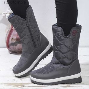 Snow Ankle Non-slip Waterproof Platform Winter Women Shoes with Thick Fur Botas Mujer Thigh High Boots T230824 2827