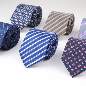 Krawaty szyi formalne paski standardowy krawat 3 15 -calowy dżentelmen dżentelmen chrysantemum impreza poliester Gravata 8 cm szerokość 230824