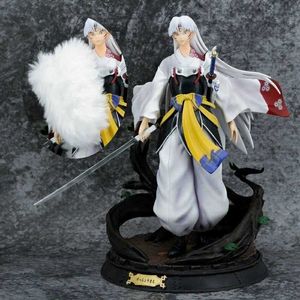 Action Toy Figures Anime Gk Sashimaru Fire Beauty Girl Handmade Statue Model Collection Decoration