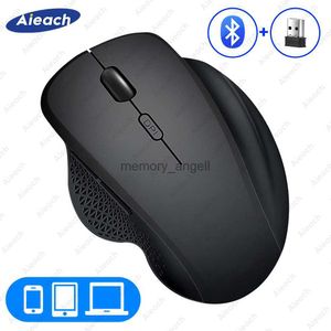 Rechargeable Ergonomic Bluetooth Mouse 1600 DPI Dual Mode Wireless Computer Mice For Laptop/Notebook/iPad/Tablet/Mac/Chromebook HKD230825