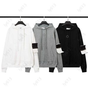 Mens Hoodie Sweatshirt Designer Hoodies Classic Chest Embroidery Small Label Back Letter Printing Lång ärm Pullover Tröja Y2K Hoodie