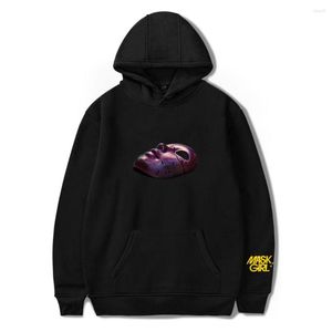 Erkek Hoodies Maske Kız TV Drama Merch Baskı Kış Kadınlar/Erkek Moda Komik Sokak Giyim