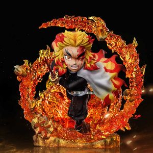 Akcja Figury 12 cm Demon Slayer Kyoujurou Anime Figura No GK Statue Action Figure KyoJurou Figurine Model Toys