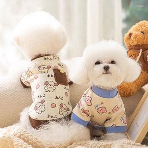 Abbigliamento per cani Abbigliamento per animali domestici Autunno Simpatico orso Maglione precoce Cucciolo Camicia che tocca il fondo Gatto Anti-perdita di capelli Piedi Abbigliamento All'ingrosso