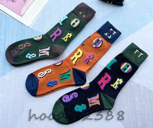 Designer men's and women's socks multi-brand luxury sports socks Winter net letter knitted socks cotton 0824-2-2