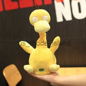 Animais de pelúcia de pelúcia venda quente nova chegada personalizado luminoso bonito pato de pelúcia dançando falando pato elétrico brinquedo de pelúcia presente de aniversário para crianças x0825