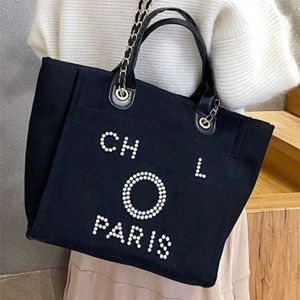 Classic Women's Luxury Hand Canvas Beach Bag Tote Handbags Large Backpacks Capacity Small Chain Packs Big Crossbody TNOI See 50% Off Outlet Online