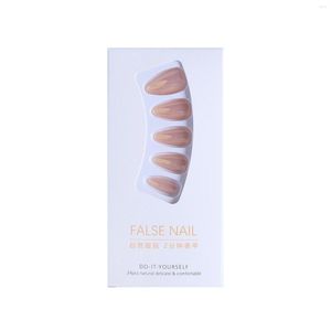 False Nails Aurora Cuspidal Medium Fake Chip-Proof Smudge-Proof For Impressive Professional Results