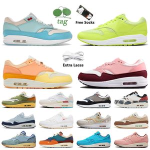 Mulheres Mens Running Shoes Porto Rico Blue Gale Barely Volt Laranja Frost Protection Pack Metal Charms Dirty Denim Patta Waves Treinadores Esportivos Sapatilhas Atléticas 36-47