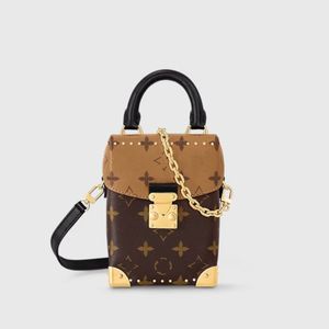 Cross Body Camera Box Bag Handbag Purse Vertical Leather Classic Letter Shoulder Bags Removable Adjustable Strap Evening Clutch Wallet