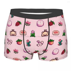 Mutande Stardew Valley Leah Gioco di ruolo Pink Homme Mutandine Uomo Intimo Pantaloncini sexy Boxer Slip