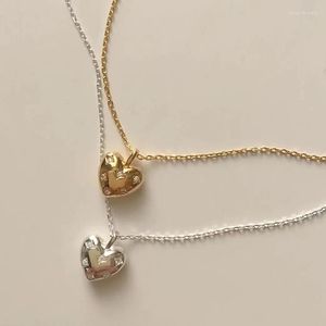 Цепочки Crystal Love Heart Star Carm Подвесное ожерелье для женщин -клавиш