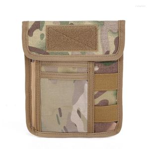 Korthållare ID Holder Tactical Pouch File Folder Organizer Bag Military Nylon Chest Hang Molle 2023