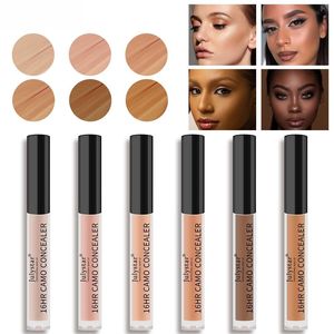 6 Colors Liquid Face Concealer Cream Waterproof Full Coverage Long Lasting Scars Acne Cover Smooth Moisturizing Makeup