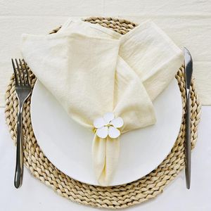 Table Napkin 10PCS Dinner Cloth Napkins Solid Cotton Serviettes Soft Washable And Reusable For Weddings Parties Restaurant