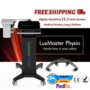 Low level laser Pain Relief 635nm 405nm Wavelength Cold Laser machine Low Back pain treatment Red Light LUX Master Physio Physiotherapy Equipment Clinic use