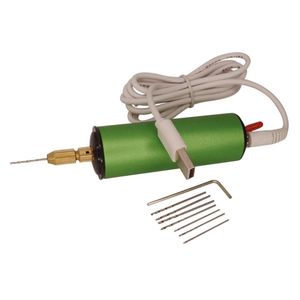 Andra Mini USB Electric Drill Hålhål Punching Machine Epoxy Puncher For Harts DIY Craft Jewelry Making Tool D55Y