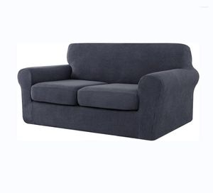 Sandalye 3 adet streç loveseat kanepe kapağı 2 kişilik kanepe yıkanabilir yumuşak slipcover için ayrı koltuk yastık