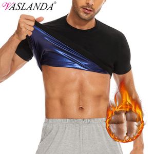 Vita pancia Shaper Uomo Sauna Camicia Body Shaper Perdita di peso Vita Trainer Corsetto Dimagrante Tuta da sauna Top Shapewear Allenamento in palestra 230824