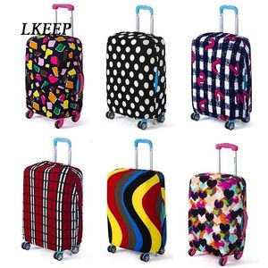 Väskdelar Tillbehör Travel Bagage Suitcase Protective Cover Trolley Case Dust Packing Organizer Multi Color 230825