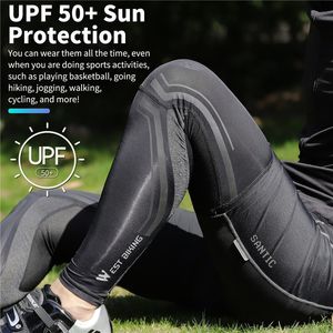 Calças de ciclismo Respirável Polainas Compressão Gelo Manga de Seda Anti-UV Esporte Leggings Ciclismo Correndo Basquete Corrida Homens Mulheres Leg Warmer 230825