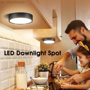 Led Ceiling Light LED Spot Downlight 10/15/25W Surface Mounted Downlights Thin Foldable Spotlight for Living Room Spots Ceiling HKD230825