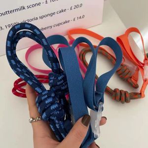 Bag Parts Accessories Designer Nylon Rope Shoulder Brands Knot Strap Belt Justerable Crossbody Fashion 2023 Purse 230825