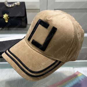 Velvet Mens Designer czapka baseballowa jesienna zima damska moda ball caps kopuła dopasowane czapki swobodne czapki baseballowe Casquette Bob