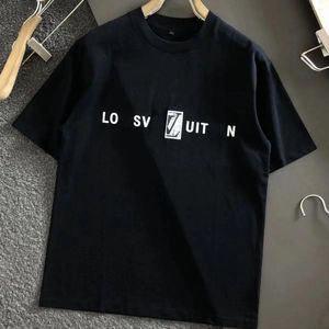 Designer Men's T Shirts Summer Casual Mens Womens Shirt Fasion Simple and Easy Loose Tees with Letters Print Short Hides Top Sell Luxury Men Size S-3XL kläder