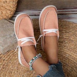 На платье Flat Canvas Womens Slip Slip The Lightwight Sneakers Ladies Лето -дышащие лофры ткани дизайн бренда. Женщины вулканизированные туфли t