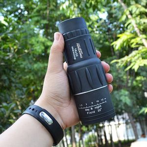 Telescópios 16X52 Telescópio Monocular Dual Focus Zoom Binóculos 66M 8000M HD Scope Visão Noturna com Alça Lente Óptica Borracha Ao Ar Livre 230825