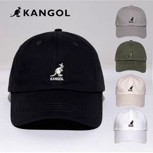 KANGOL Solid Color Cotton Baseball Caps, Casual Outdoor Sun Visor Hip Hop Hats for Men Women Unisex