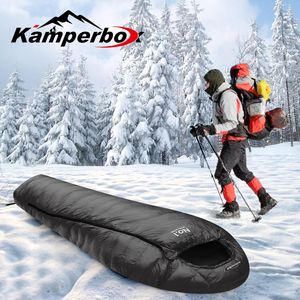 Śpiwory torba Kamperbox Camping Winter Ultralight 230826