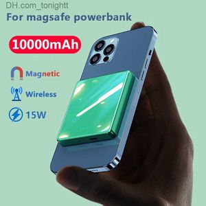 Mini Power Bank dla iPhone'a Samsung Przenośna ładowarka zewnętrzna MacSafe Pomocniczy pakiet akumulatorowy magnetyczny bezprzewodowy powerbank Q230826