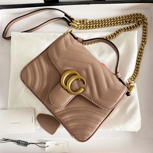 Exklusiv läder crossbody plånbok designer handväska klassisk klaff tote messenger väska minikedja crossbody väska mobiltelefon väska 8a kvalitet