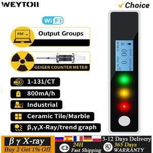 Тестеры радиации DY003 Детектор ядерного излучения Wi -Fi Гейгер труба для электромагнитной ионизации Мраморная радиоактивная домохозяйская радиационная тестер 230825