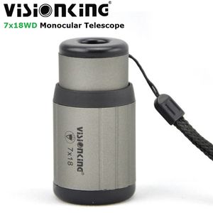 Visionking Mini Telescópio Monocular Portátil 7x18 Retrátil para Assistir Concerto Turismo Acampamento Equipamento ao Ar Livre Spotting Scope