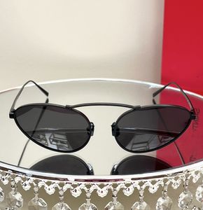 女性用の猫の目のサングラスSL 538高品質のサングラスファッションクラシックスタイルアイウェアレトロユニセックスドライビング抗UV400ブラックオーバルレンズアイグラス