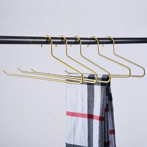Hangers 50pcs Wardrobe Nordic Rose Gold Iron Clothes Tie Towel Scarf Hanging Racks Wall Hook Storage Organizer Decor