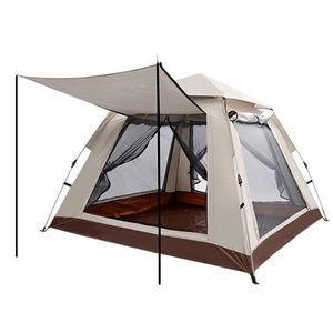 Tents and Shelters 4 6 Person Auto Throw Tent Outdoor Automatic Throwing Pop Up Waterproof Camping Hiking Large Family 230826