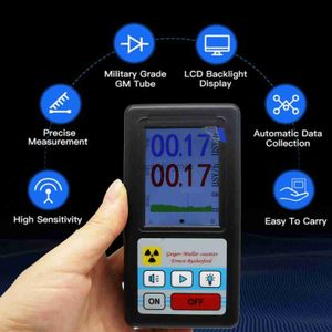 Geiger Counter BR-6 Kärnkraftsstrålningsdetektor Personlig dosimeter Röntgen Beta Gamma Detector LCD Radioaktivt testare MARBLE TOOL HKD230826