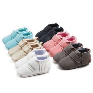 First Walkers New Classic Baby Tassel Shoes Sneakers Baby Boy Girls Soft Sole Pu Leather First Walkers Crib Non Slip Fringe Leather Shoes L0826