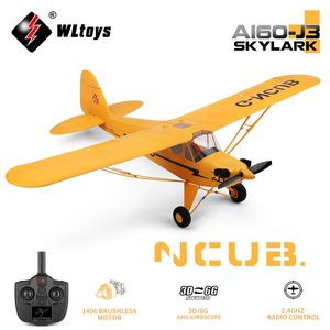 Electricrc Aircraft Wltoys XK A160 24G RC PLAN 650mm WINGSPAN BROSTLESS MOTOR FAMTE CONTROL AIRPLANE 3D6G System Epp Foam Toys for Children Gift 230825