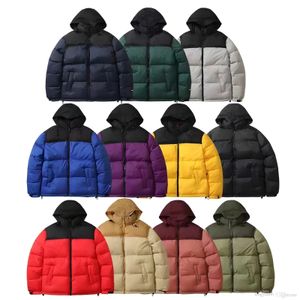 Winter Couples Same Bread Suit Men Puffer Jackets Letter Print Outwear Multiple Colour Printing Jackets Women Down Hooded Coat Size S-4XL